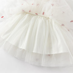 Dave&Bella Girls Summer Sleeveless Knit Princess Mesh Dress