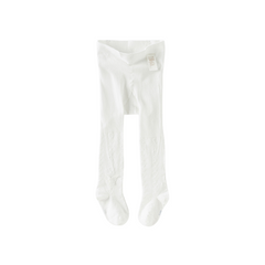 Dave&Bella Girls Summer White/Pink/Beige Thin Footed Tights Leggings