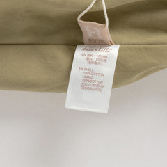 Dave&Bella Summer Kids Girls Cute Green/Apricot Breathable Cotton Paperbag Waist Shorts