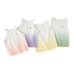 Dave&Bella Toddler Boys/Girls Summer Multi-color Sleeveless Soft Versatile Tank Tops