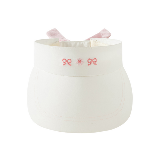 Dave&Bella Summer Toddler Girls White Outdoor Sunscreen Hats