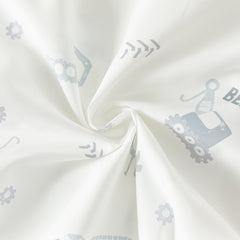 Dave&Bella Toddler Boys/Girls Summer White/Blue Cute Print Lightweight Sunscreen Jackets