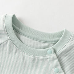 Dave&Bella Baby Boys Summer Orange/Grey Green Animal Soft Cotton Casual Rompers