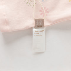 Dave&Bella Toddler Girls Summer White/Pink Flower Print Cotton Cute T-shirts