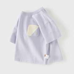 Dave&Bella Kids Boys/Girls Summer Versatile Multi-color Lightweight T-shirts