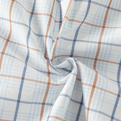 Dave&Bella Toddler Boys Summer Blue Plaid College-style Formal Short Sleeve Outfit Sets
