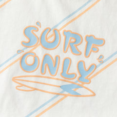 Dave&Bella Toddler Boys Summer Casual White/Green Striped Breathable Cotton T-shirts