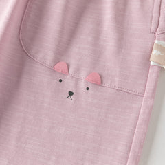 Dave&Bella Summer Toddler Boys/Girls Blue/Pink Lightweight Antibacterial Harem Pants