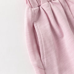 Dave&Bella Summer Toddler Boys/Girls Blue/Pink Lightweight Antibacterial Harem Pants