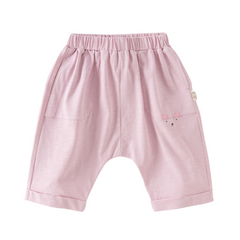 Dave&Bella Summer Toddler Boys/Girls Blue/Pink Lightweight Antibacterial Harem Pants