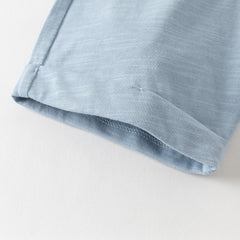 Dave&Bella Summer Toddler Boys/Girls Blue/Pink Lightweight Antibacterial Harem Pants