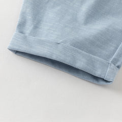 Dave&Bella Summer Toddler Boys/Girls Blue/Pink Lightweight Antibacterial Harem Pants