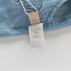 Dave&Bella Toddler Girls Summer Fashion Denim Blue Cotton Soft Loose Jogger Jeans