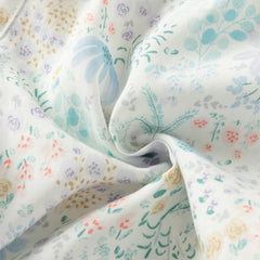 Dave&Bella Toddler Girls Summer Casual Floral Print Lightweight Loose Mosquito Proof Pants