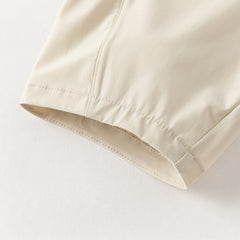 Dave&Bella Toddler Girls Summer Purple/Khaki Versatile Adjustable-waist Fashion Pants