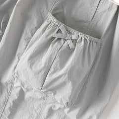 Dave&Bella Kids Girls Summer Comfortable Pink/Light Grey Wide Straight-leg Pants