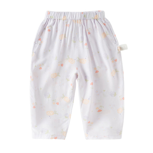 Dave&Bella Toddler Girls/Boys Summer Multi-color Playful Print Mosquito Proof Pnats