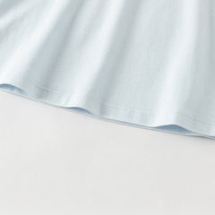 Dave&Bella Summer Toddler Girls Flutter Sleeve Breathable Cotton Comfortable T-shirts