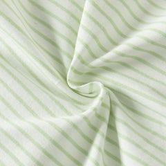 Dave&Bella Summer Baby Boys Green Striped Cute Frog Design Soft Lightweight Romper