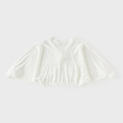 Dave&Bella Toddler Girls Summer White Lightweight Batwing Sleeve Sweater Cardigans