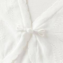 Dave&Bella Toddler Girls Summer White Lightweight Batwing Sleeve Sweater Cardigans