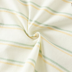 Dave&Bella Toddler Girls/Boys Summer Stylish Pink/Yellow Striped Soft Cotton Daily T-shirts