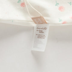 Dave&Bella Summer Toddler Girls Purple/White Doll Collar Breathable Cotton T-shirts