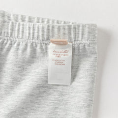 Dave&Bella Toddler Girls Summer Beige/Light Grey Comfortable Slim Versatile Pants