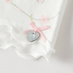 Dave&Bella Toddler Girls Summer Beige/Light Grey Comfortable Slim Versatile Pants