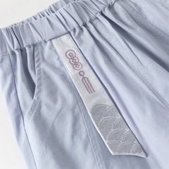 Dave&Bella Toddler Boys Summer Purple Chinese-style Turtle Comfortable Top Pant Suits