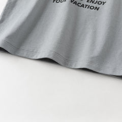 Dave&Bella Summer Toddler Boys Sleeveless Car Print Casual Comfortable Tank Tops