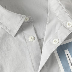 Dave&Bella Summer Kids Boys Elegant Grey Short Sleeve Casual Comfortable Outfit Sets