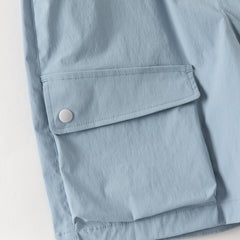 Dave&Bella Summer Kids Boys Elegant Grey Short Sleeve Casual Comfortable Outfit Sets