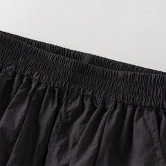 Dave&Bella Toddler Boys Summer Purple/Apricot Lightweight Loose Jogger Pants