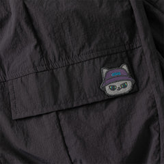 Dave&Bella Toddler Boys Summer Purple/Apricot Lightweight Loose Jogger Pants