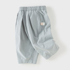 Dave&Bella Toddler Girls/Boys Summer Multi-color Straight-leg Wide Versatile Pants