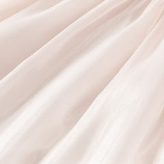 Dave&Bella Summer Toddler Girls Adorable Light Pink Flutter Sleeve Soft Mesh Dress