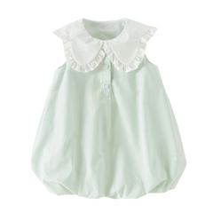 Dave&Bella Summer Toddler Girls Adorable Green Sleeveless Party Bubble Dress