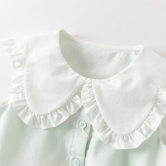 Dave&Bella Summer Toddler Girls Adorable Green Sleeveless Party Bubble Dress