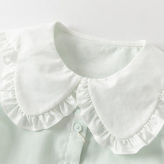 Dave&Bella Summer Toddler Girls Adorable Green Sleeveless Party Bubble Dress