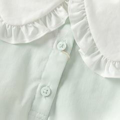 Dave&Bella Summer Toddler Girls Adorable Green Sleeveless Party Bubble Dress