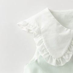 Dave&Bella Summer Toddler Girls Adorable Green Sleeveless Party Bubble Dress