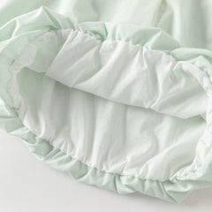 Dave&Bella Summer Toddler Girls Adorable Green Sleeveless Party Bubble Dress