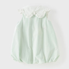 Dave&Bella Summer Toddler Girls Adorable Green Sleeveless Party Bubble Dress