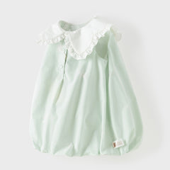 Dave&Bella Summer Toddler Girls Adorable Green Sleeveless Party Bubble Dress