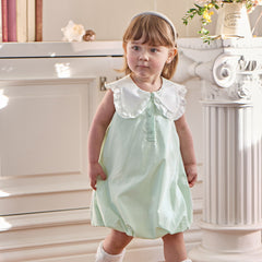 Dave&Bella Summer Toddler Girls Adorable Green Sleeveless Party Bubble Dress