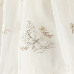 Dave&Bella Toddler Girls Summer Adorable Flutter Sleeve Butterfly Mesh Princess Dress