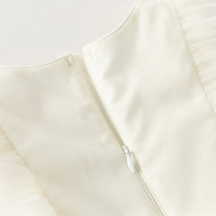 Dave&Bella Toddler Girls Summer Adorable Flutter Sleeve Butterfly Mesh Princess Dress