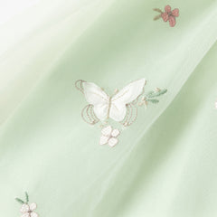 Dave&Bella Toddler Girls Summer Adorable Flutter Sleeve Butterfly Mesh Princess Dress