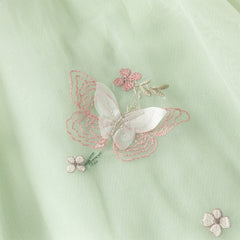 Dave&Bella Toddler Girls Summer Adorable Flutter Sleeve Butterfly Mesh Princess Dress